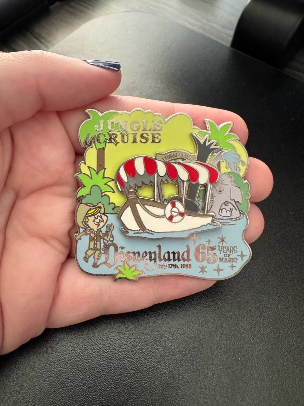 Disneyland - 65 Years of Magic - The Jungle Cruise - 2020 LE2000 - Spinner Pin